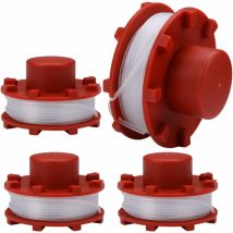 Bobina Di Filo Per Einhell Ge-ct 36/30 Li E Solo Agillo 36/255 Bl Agillo 18/200 3405096 Ricambi Per Decespugliatore (4 Pezzi)