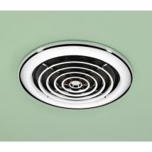 Hib - Cyclone Chrome Wet Room Inline Extractor Fan - 33400