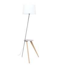 B-Ware Aluminor Trio Stehlampe Leuchte Leselampe Mit Ablagefläche Usb Wohnzimmerlampe