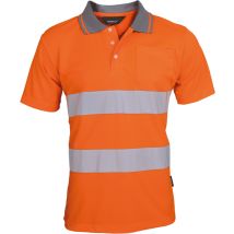 Polo Camicia Da Lavoro Polo Alta Visibilità Colore Arancio Taglia Xl