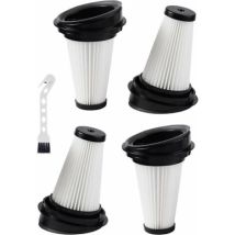 Lot De 4 Filtres De Rechange Pour Aspirateur Rowenta X-pert 3.60 X-pert 160 Rh72xxx Rh6921wo Rh6933wo Rh6971wo Rh6974wo Aspirateur Balai Zr005202