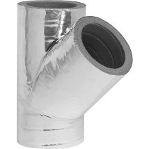Réduction Isolant 90°, Dn160 Avec Revêtement Aluminium Épaisseur 20mm