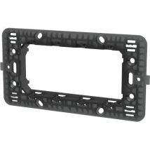 Supporto Frutti Abm - Pc Nero Posti 4- 8 Pezzi