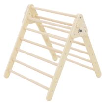 Kletterdreieck Für Kinder Ab 2 Jahre, Natur, Klettergerüst Indoor Aus Massivholz, Pikler Dreieck, Montessori Spielzeug, Holzdreieck Für Baby, 