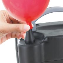 Gonfleur De Ballon De Baudruche - Party Time - Noir Et Gris