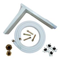 Htw - Kit Montaggio A Parete Aa, Tubo+staffe+silentblock+viti Sk3m1438-est2
