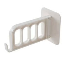 Multifunctional Adhesive Hanger Hook Clothes Organizer Rack For Glass Window Wall Tile(white)