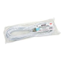 HDTV SAT Kabel 5 m – 2 F-Stecker – 120 dB Schirmungsmaß – 75 Ohm Widerstand – RG6 Innenleiter