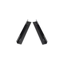 Sifree – Guida fissa per Wall Rack F450 – Acciaio – Altezza 1U – Fissaggio laterale a 4 punti – Colore nero Ral 9004