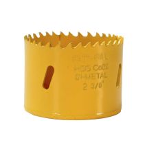 Outifrance – 64mm Bi-Metal High-Speed Steel Hole Saw Blade – Compatible with Most Power Drills – Smooth Cutting for Wood, Metal, Plaster