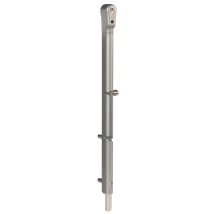 Cerradura de suelo Locinox con cilindro de acero inoxidable – 200 mm x 60 mm x 30 mm – 1.5 kg – Ideal para puertas de acceso