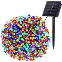 Luci Solari A Stringa Di Natale, Brizlabs 22m 200 Led Luci Solari A Stringa Per Esterni Impermeabili 8 Modalità Luci Solari Fatate Decorazione Per 