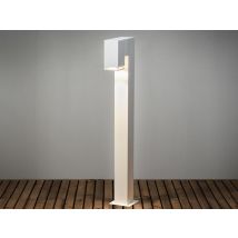 Pollerleuchte Pollux – Weiß – 100cm hoch – 7,5cm breit – 19cm tief – dimmbar – IP44 – Aluminium