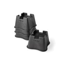 Vitility Möbelerhöhung 4er Set, Stuhlerhöhung Beine, Möbelerhöher, Betterhöher Rutschfeste Oberfläche, Erhöhung Für Bett Couch Tisch, Max. Last 150 Kg