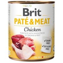 Brit Paté & Meat Hundefutter Mit Huhn 800g