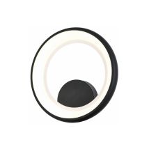 Applique Thea Anello Nero Bianco Led 20w 4000k Reality