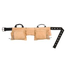 Ap-527x Heavy-duty Leather Work Apron 12 Pocket Kunap527x