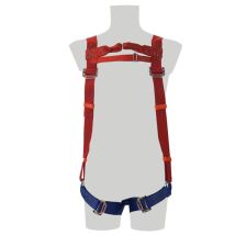 Sassi – 00450 – 2-Punkt-Sicherheitsgurt aus Polyester – 2 Befestigungspunkte – EN 361 – Hoher Arbeitskomfort – Verstellbare Gurte