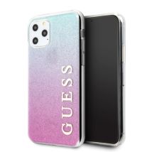 Funda Rígida Guess Guhcn65pcuglpbl Para Iphone 11 Pro Max Rosa/azul/rosa Azul Con Efecto Degradado Brillante.