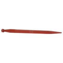 Laderzinken'gerade Vierkantprofil 44x820mm Spitze Mit Mutter M28x1,5mm Rot Shw 5193241160s