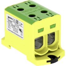Distributore A vite Giallo-Verde 1 pz. – VC05-0044 – Corrente nominale 245 A – Tensione 1000 V – Ouneva Group