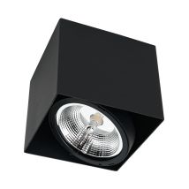 Lampada da superficie Plaza 1xGU10 AR111 Nero – Illuminazione moderna e minimalista – Metallo di alta qualità