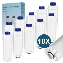 Swanew Wasserfilter Kaffeefilter Für Delonghi Dlsc002 Kaffeevollautomaten, Zubehör Für Kaffeemaschinen Der Ecam, Etam Sowie Esam Serie, Pack 10 Komp