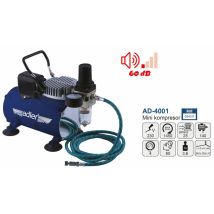 Adler Kompressor Mini Für Airbrushes, Portables Werkzeug Für Illustration, Modellierung, Make-up Und Malerei, Fortschrittliche Druckregulierung De, 