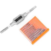11-teiliger Mini-gewindebohrersatz, Schraubenwerkzeug, Maschinenzubehör, Hochgeschwindigkeitsstahl M1-m3,5 Für Uhren Und Zeitmesser (mini-