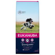 Eukanuba Puppy 1-12 Months Medium Breed 10-25kg Dry Dog Food - 12kg - 257671