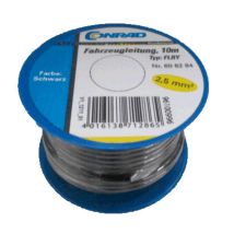 Conrad Components 606284 Cavo Per Veicoli Flry-b 1 X 2.50 Mm² Nero 10 M