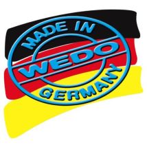 Wedo - 2755001 Relax Steel Poggiapiedi, Regolabile, Nero