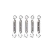 M4 tendeur crochet et il en acier inoxydable 304 - Lot de 5