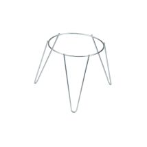 Ed Support Jardinière Acier Zing Blanc 16cm Sv03060 Sauvic - Sauvic