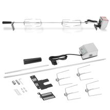 Swanew Bbq Set Di Spiedini Per Barbecue Per Falã² 220v - 240v Motore. 117 Cm. 4 Aghi Per Carne