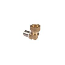 Pbtub - Codo De Latón De Múltiples Capas Tuerca Giratoria Hembra 20x27/16mm
