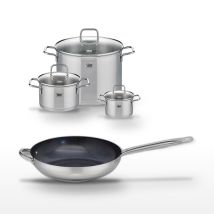 Lot Poêle 32cm Et 3 Faitouts 14/20/26cm Elo Profi Therm Platinum