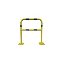 Barriera Di Sicurezza A Piastra 1m Ø 40 Mm 1000x1000 Gialla