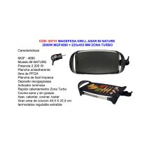 Magefesa Grill Asar Bi Nature 2200w Mgf4690225x455 Mm Zonaturbo