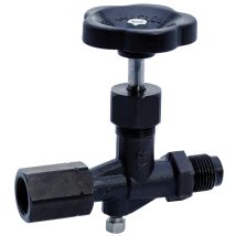 Grifo Con Manómetro De Aguja Acero/inoxidable - Macho - Hembra 15x21