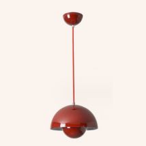 Modern Hängeleuchte Rot Pendelleuchte Metall Deckenlampe Pendelleuchte Wohnzimmerleuchte