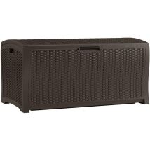 Arcon de jardín Suncast 740x1320x650 mm – Almacenamiento exterior resistente – 0.63 m³ – Diseño hidrófugo