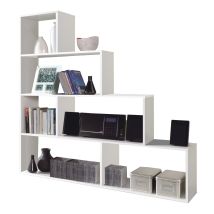 Kit Libreria Klum Cm.145x29x145h Bianco - Salone