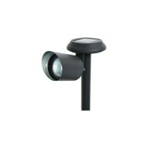 Solarpoller – 3 Lumen – 6400K – 200mAh – Schwarz – Einfach zu installieren – Ideal für Gartenbeleuchtung
