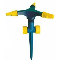 Rotierender Spike-Sprinkler mit 3 Kunststoffarmen – Hochbeständiger Kunststoff – Wassersparventil – Voller Kreis