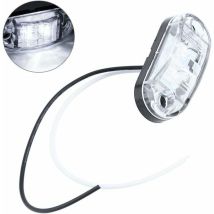 [jamais Utilisé]rubberskin Side Marker Light 4x 2 Led Remorque Caravan Side Marker Light Lampe De Dégagement Étanche 12v 24v Pour Voiture Auto Truck (