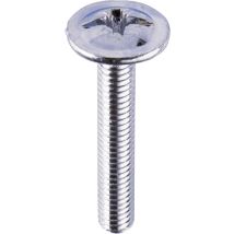 Bmb - Möbelgriffschrauben M 4x22mm Kombikreuzschlitz Stahl Verzinkt Flachkopf
