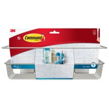 Panier De Douche Command , Nickel Satiné