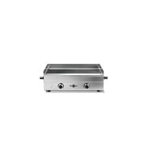 Plancha De Gas - Krampouz - Diseño Doble Pfds2ma Kr - 4000 W - Inox - 2 Quemadores