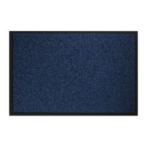 Felpudo lavable azul – 400 x 600 mm – 100% poliéster – Base de vinilo